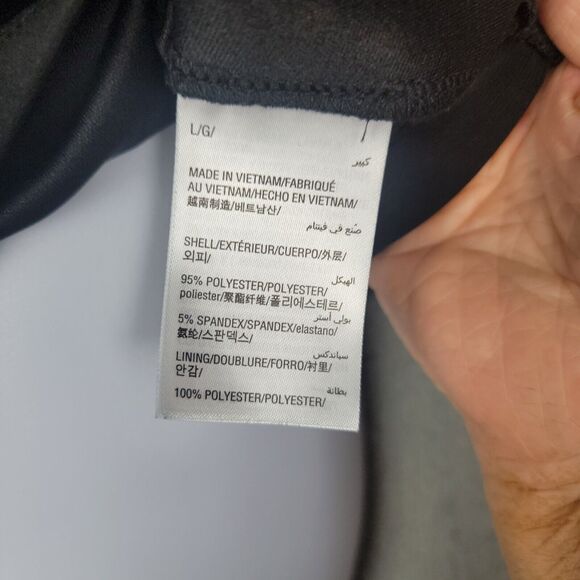 Inc International Concepts Blouse Top L Black Silver Studded Sexy Cutout Mobwife - Picture 6 of 12